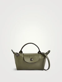 XS Le Pliage Xtra Leather Crossbody Pouch
