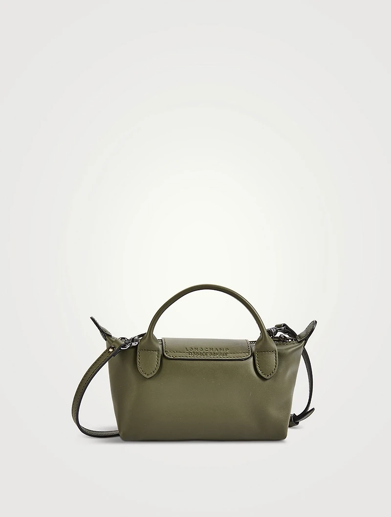 XS Le Pliage Xtra Leather Crossbody Pouch