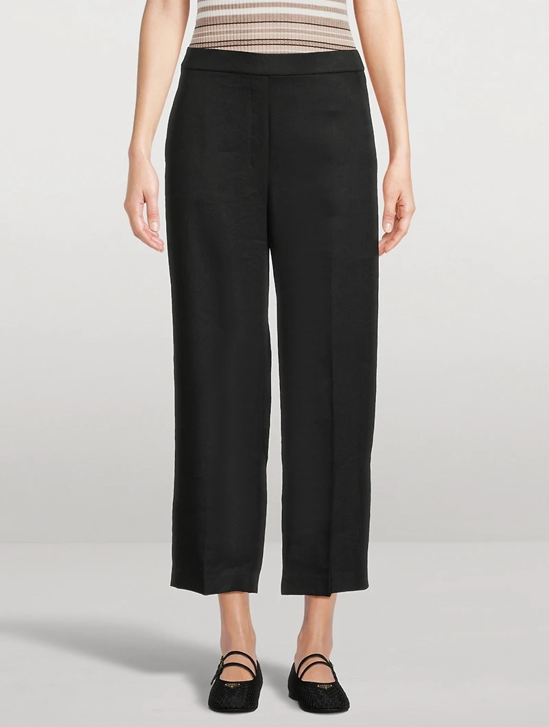 Straight-Leg Trousers