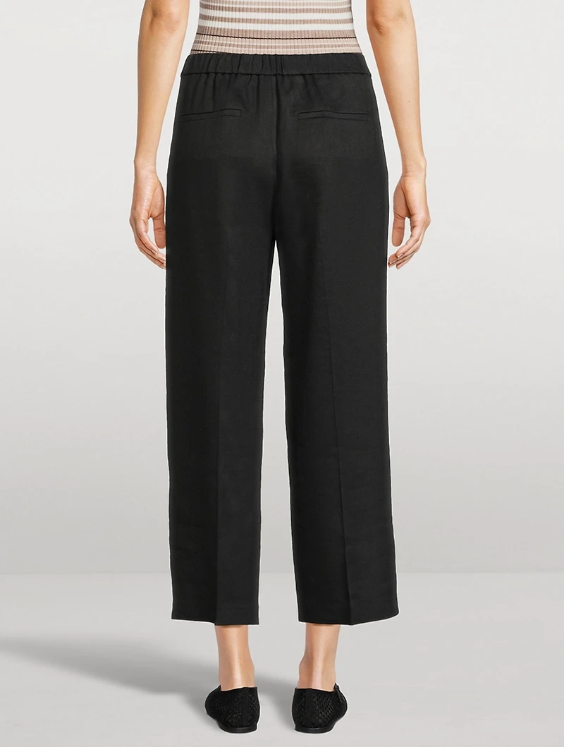 Straight-Leg Trousers