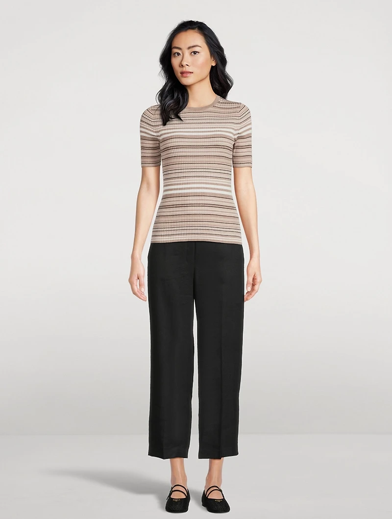 Straight-Leg Trousers