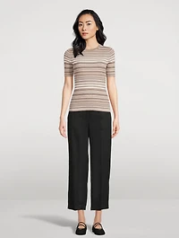 Straight-Leg Trousers