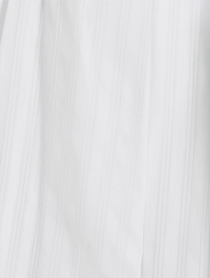 Pleated Midi Skirt