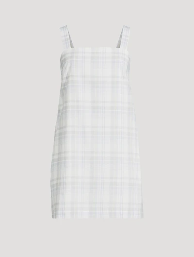Mini Dress Plaid Print