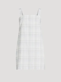 Mini Dress Plaid Print