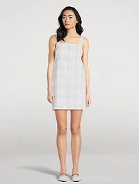 Mini Dress Plaid Print