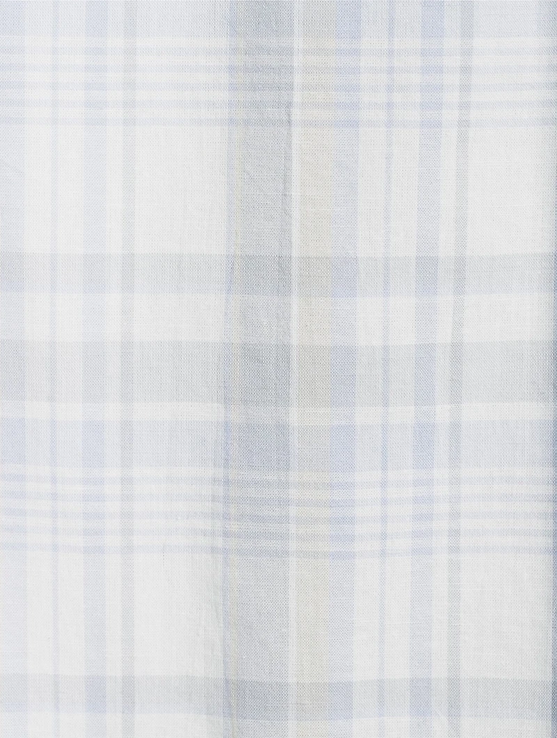 Mini Dress Plaid Print