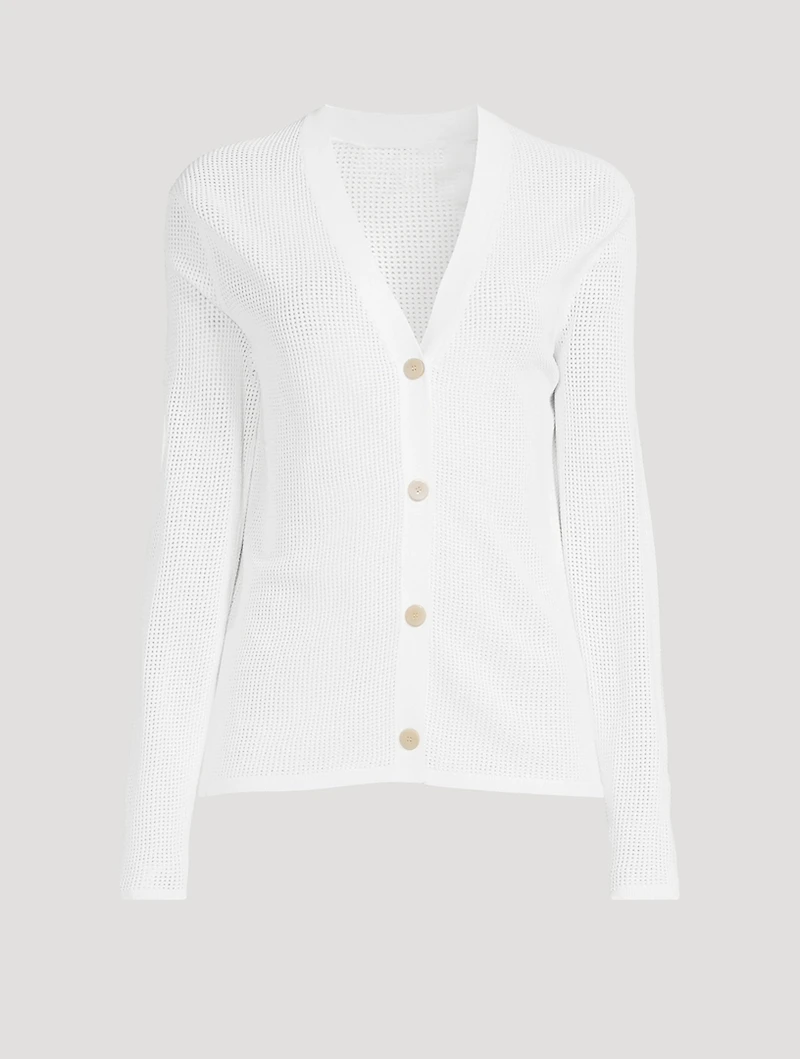 Pointelle Cardigan