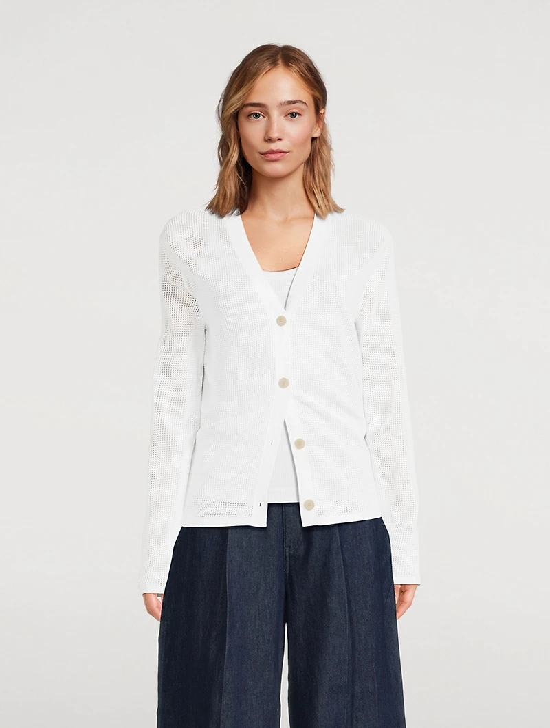 Pointelle Cardigan