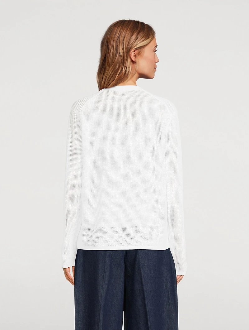 Pointelle Cardigan