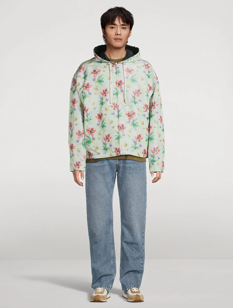 Nylon And Silk Reversible Jacket