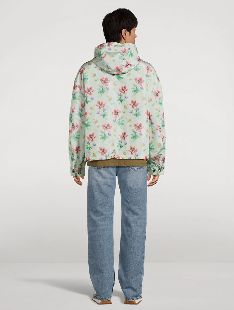 Nylon And Silk Reversible Jacket