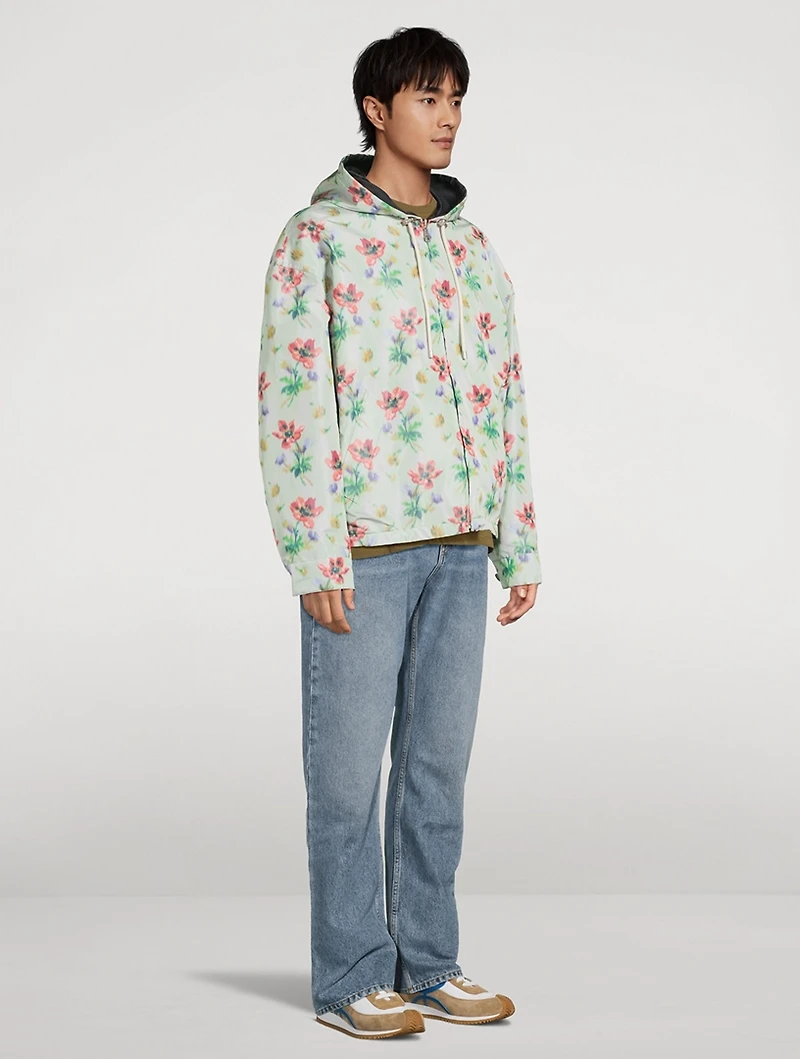 Nylon And Silk Reversible Jacket