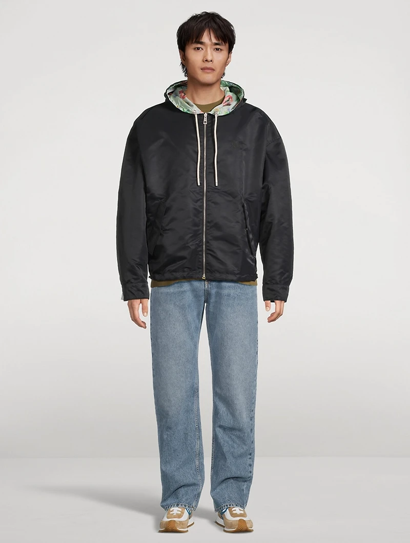Nylon And Silk Reversible Jacket