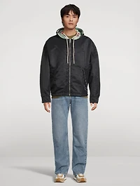 Nylon And Silk Reversible Jacket