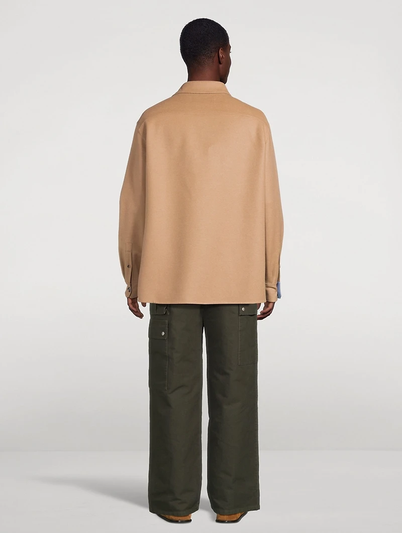 Wool And Cashmere Overshirt