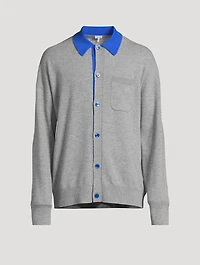 Wool Polo Cardigan