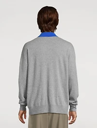 Wool Polo Cardigan