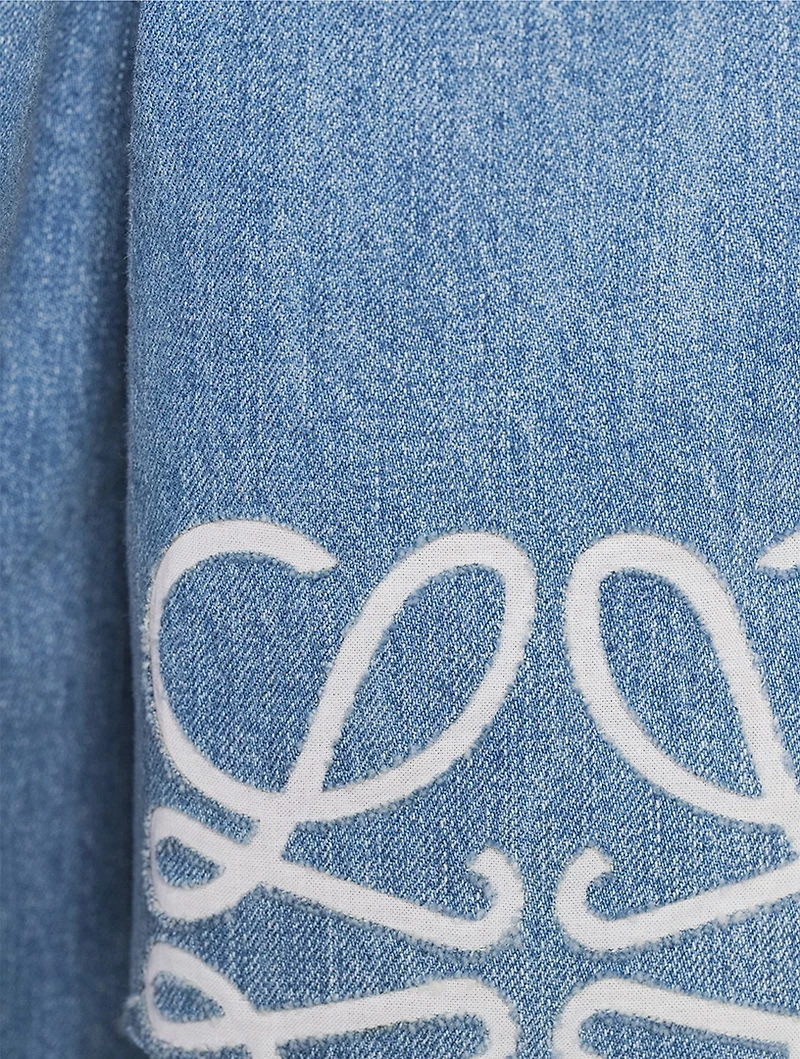 Denim Short-Sleeve Shirt