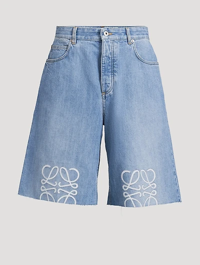 Anagram Denim Shorts
