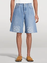 Anagram Denim Shorts