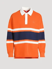 Cotton Polo Long-Sleeve Shirt