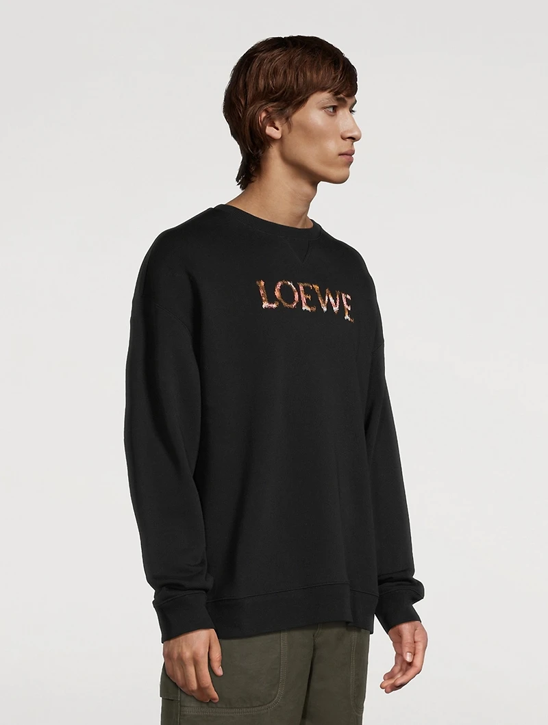 Cotton Logo Sweatshirt
