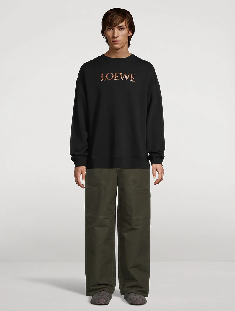 Cotton Logo Sweatshirt