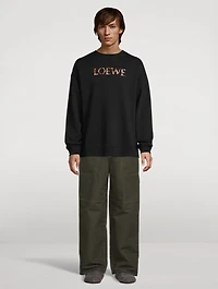 Cotton Logo Sweatshirt