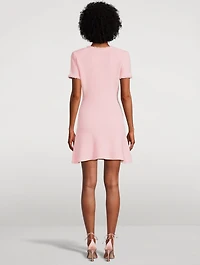 Embellished Knit Mini Dress