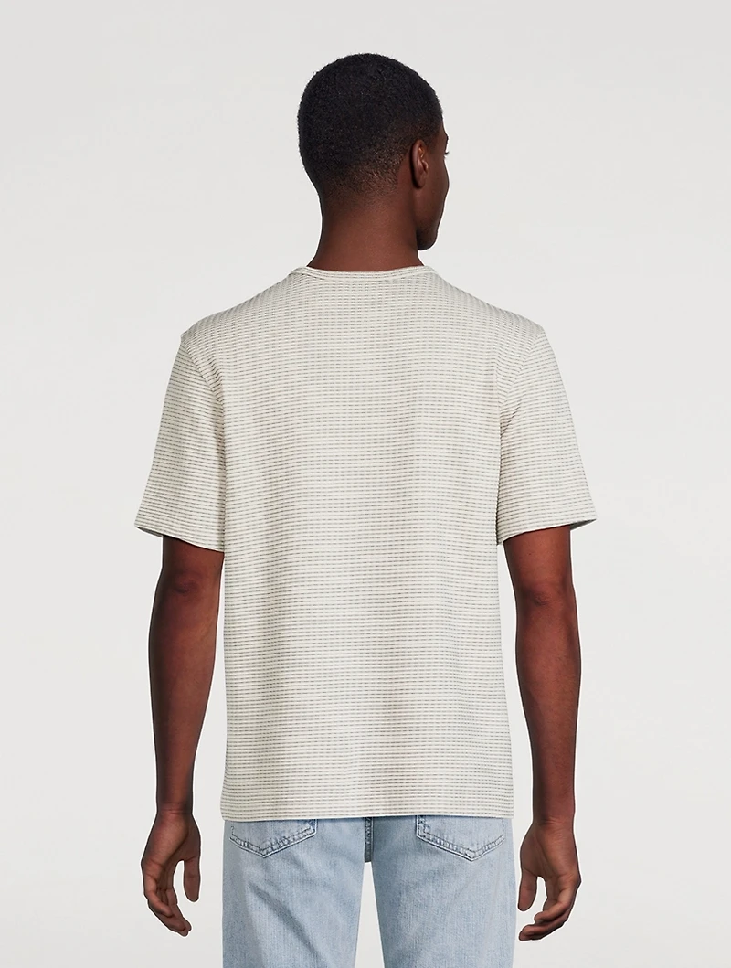 Jacquard Stripe T-Shirt