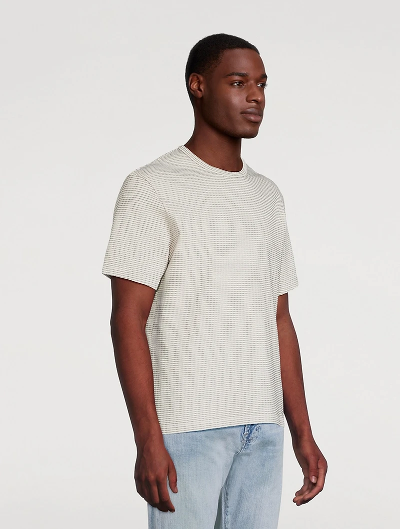 Jacquard Stripe T-Shirt