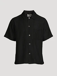 Crochet Short-Sleeve Shirt