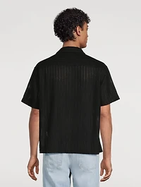 Crochet Short-Sleeve Shirt