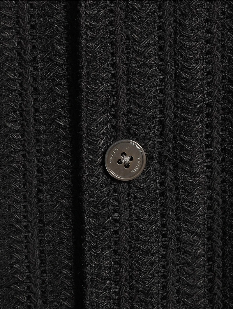 Crochet Short-Sleeve Shirt