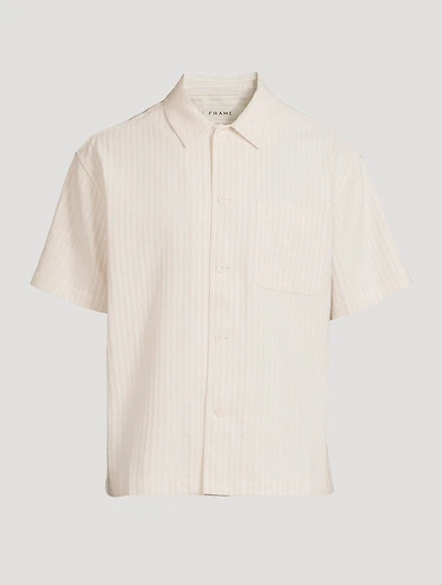 Jacquard Short-Sleeve Shirt