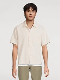Jacquard Short-Sleeve Shirt
