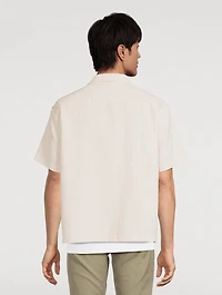 Jacquard Short-Sleeve Shirt