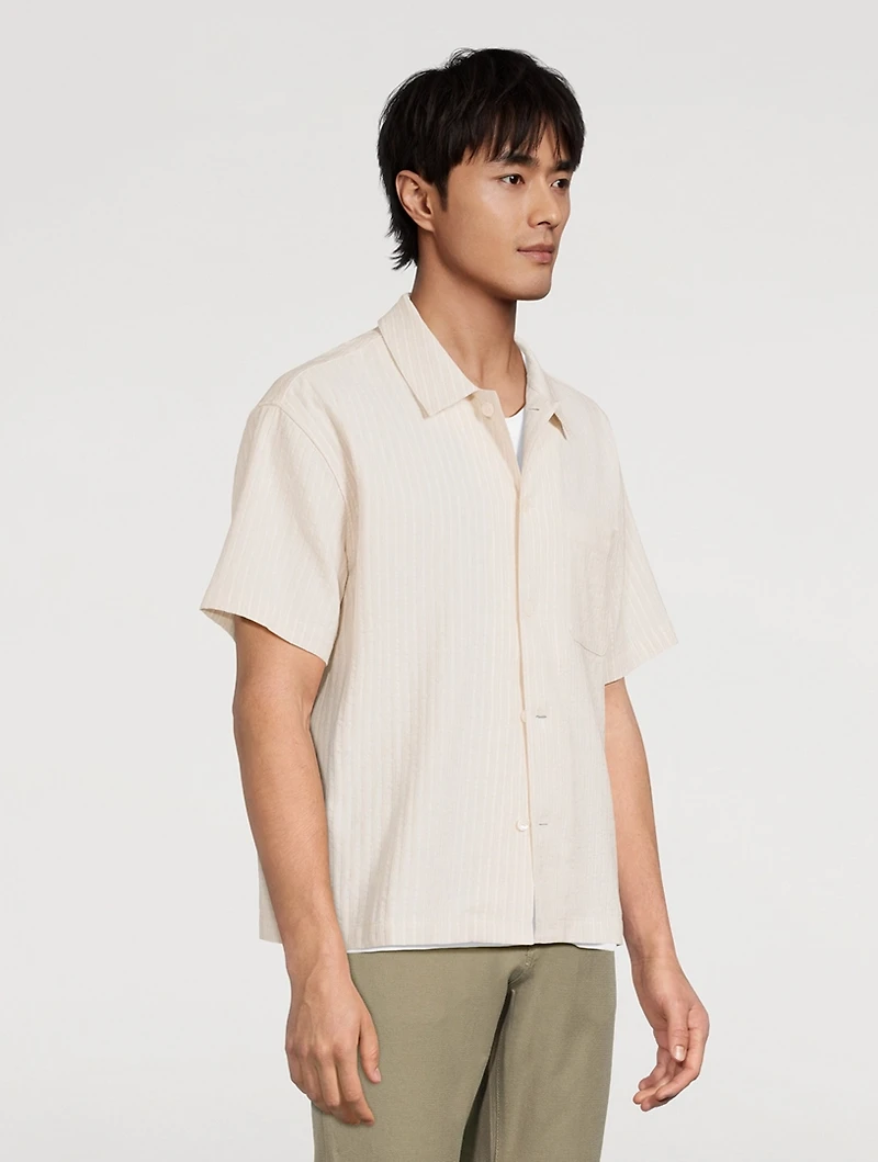Jacquard Short-Sleeve Shirt