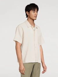 Jacquard Short-Sleeve Shirt