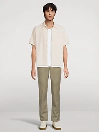Jacquard Short-Sleeve Shirt