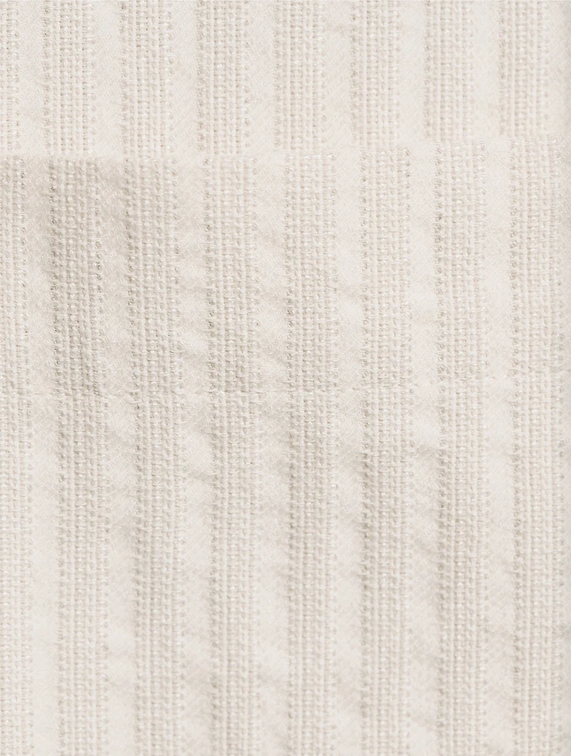 Jacquard Short-Sleeve Shirt