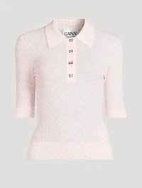 Polo Shirt Gingham Print
