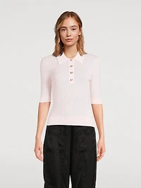 Polo Shirt Gingham Print