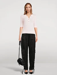 Polo Shirt Gingham Print