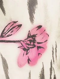 Satin Maxi Dress Floral Print