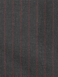 Ruffled Capri Pants Pinstripe Print