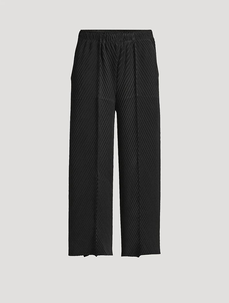 Soft Fold Pleats Pants