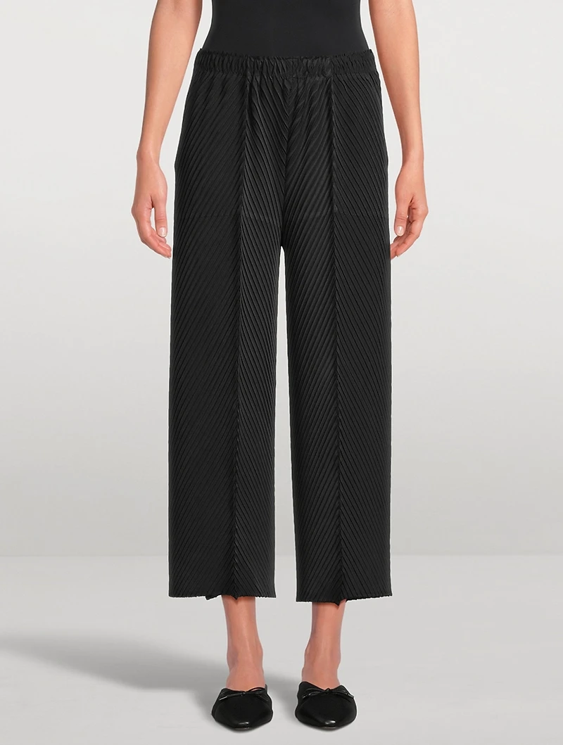 Soft Fold Pleats Pants