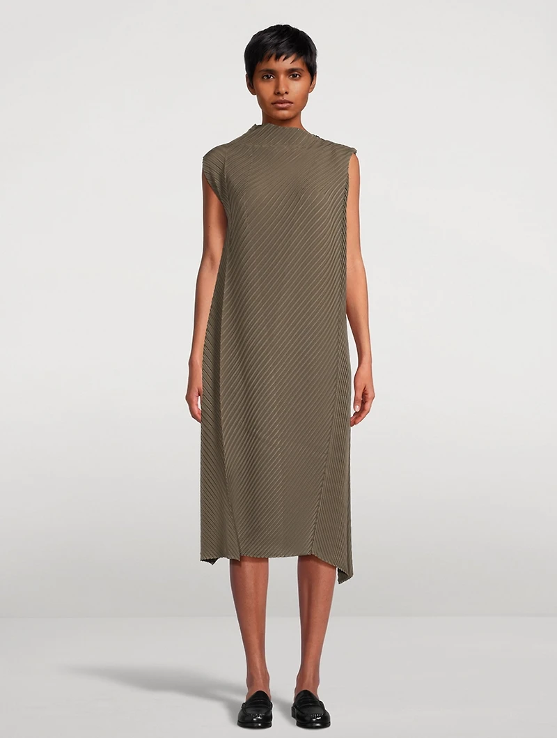 Soft Fold Pleats Dress